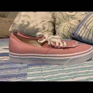 Pink Canvas Vans Size 8 Women’s 6.5 Men’s